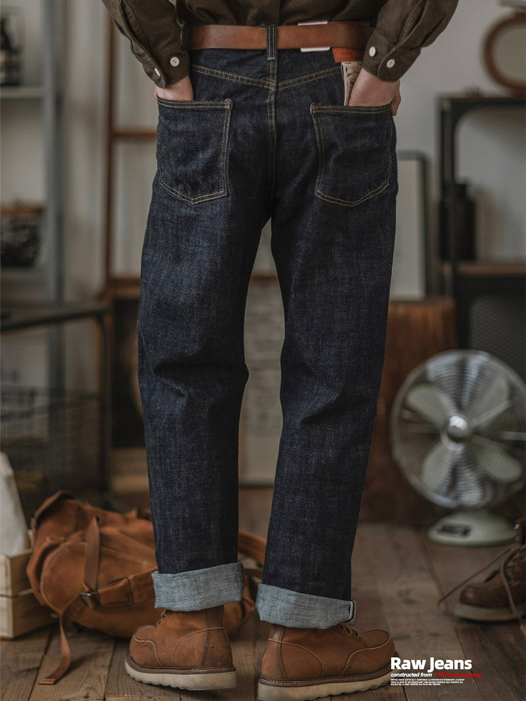 Jasper Men's Jeans | 14 oz Selvedge Indigo, Relaxed Fit
